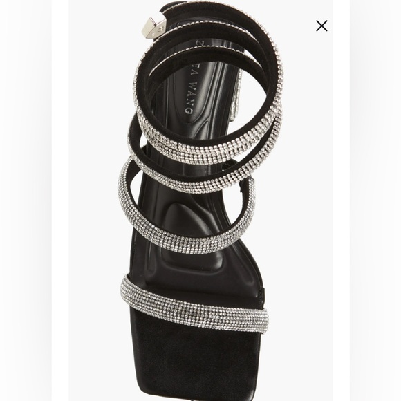 Rhinestone Ankle wrap heels - Picture 2 of 6